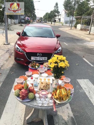 Dịch vụ mâm cúng xe tại Quận 6
