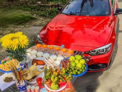 Dịch vụ mâm cúng xe tại Quận 7